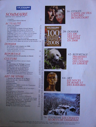 Publication in Le Figaro