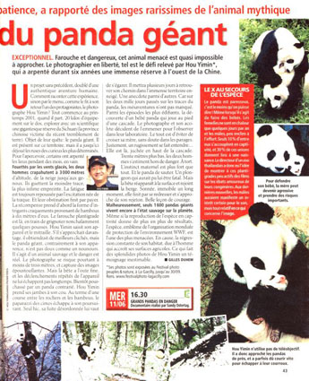 Panda photo publications, Hou Yimin